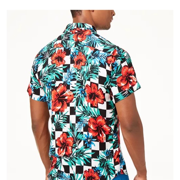 Reason • Floral Checkered Shirt - Picture 7 of 7